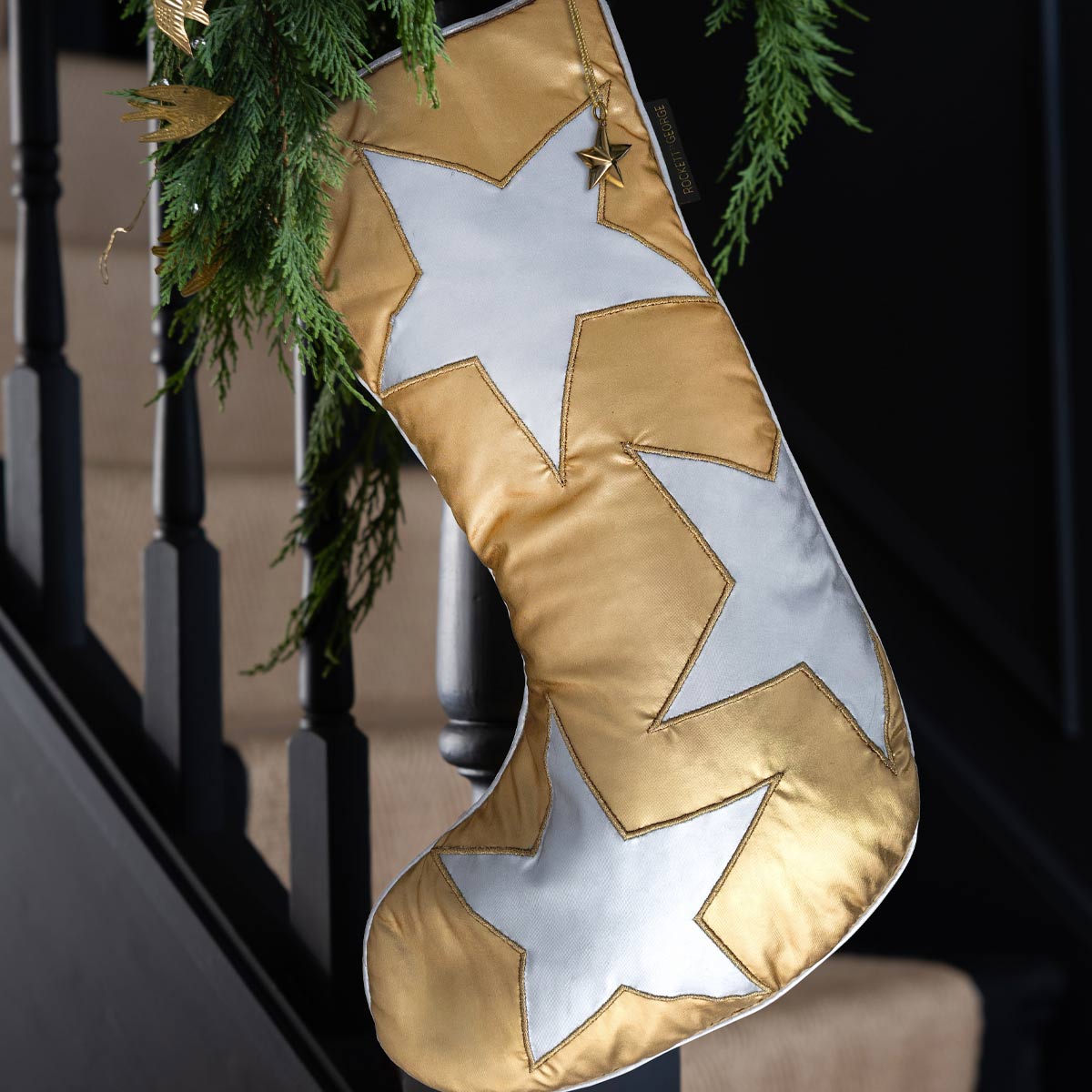 サンタスティック S.STAR クッション 貴重　SANTASTIC! Christmas Stockings & Santa Sacks | Rockett St George Christmas