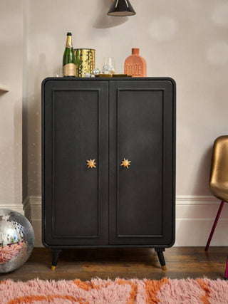 Image of the Black & Gold Ringo Drinks Cabinet