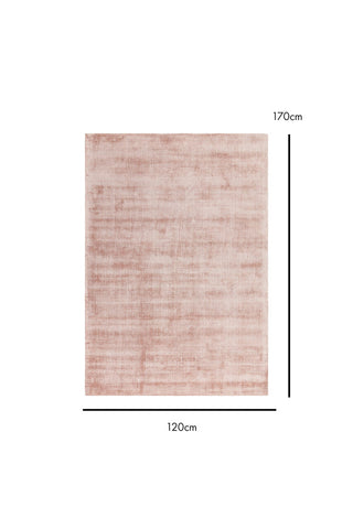 Dimension image of the Aston Copper Pink Rug - 120x170