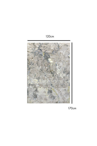 Dimension image of the Aurora Marble Rug - 120x170