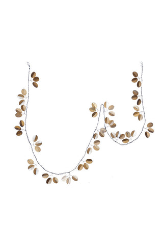 Image of the Gold Eucalyptus Fairy Lights on a white background