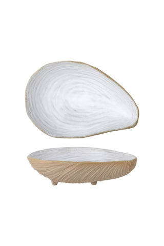 Image of the Oyster Shell Dish on a white background