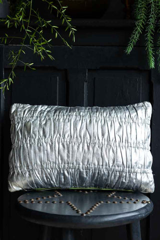 Image of the HKliving Shiny Silver Cushion