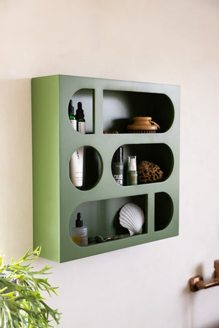 Image of the Alcove Wall Shelf in Cactus Green