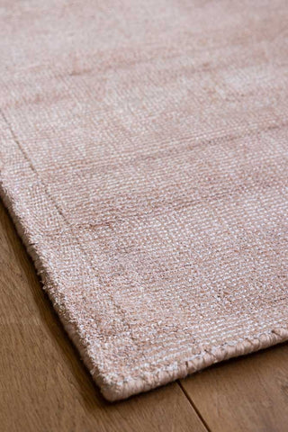 Close-up image of the Aston Copper Pink Rug - 3 Sizes Available