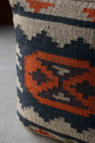 Image of the material for the Atlas Square Kilim Pouffe