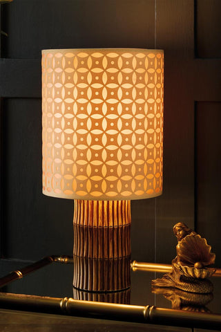 Lifestyle image of the Beach Club Table Lamp switched on