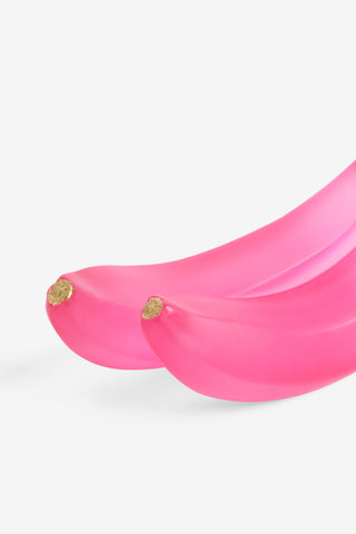 Detail of the Banana Ornament on a white background