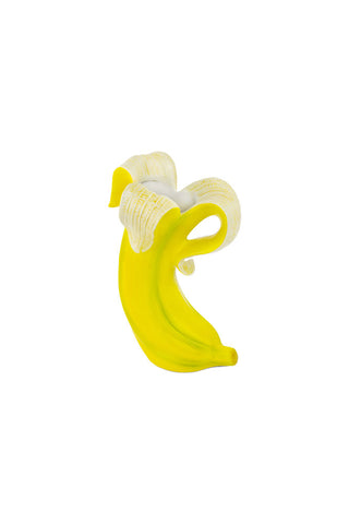 Cutout image of the Banana Vase shown on a white background. 