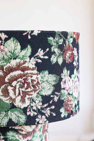 Close-up of the shade of the Beautiful Blossom Table Lamp.