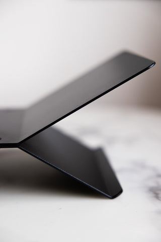 Close-up image of the Black Metal Book Stand