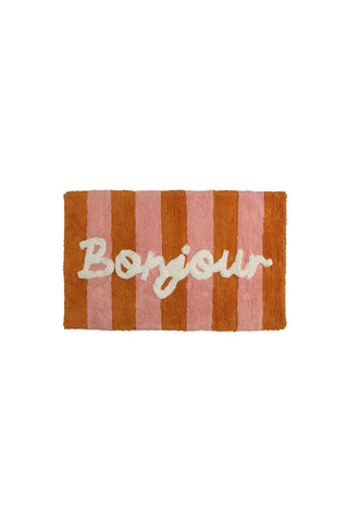 Image of the Bonjour Bath Mat on a white background