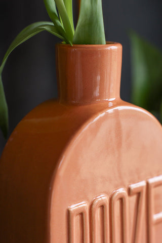 Detail image of the Orange Booze Vase