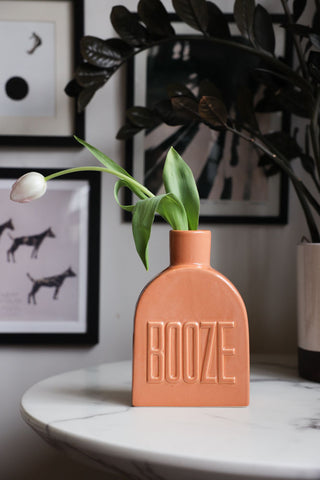 Image of the colour of the Orange Booze Vase