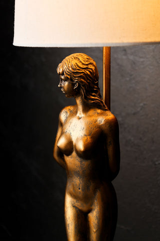Image of the Brass Lady Table Lamp