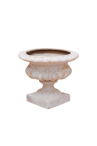 Cutout of the Classical Stone-Effect Planter on a white background.
