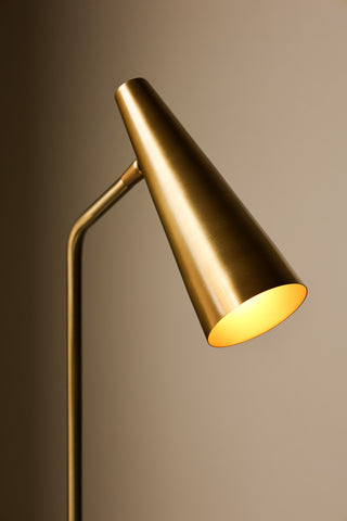 Image of the Contemporary Brass Floor Lamp on