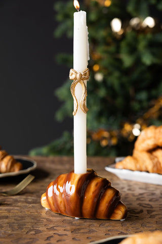 Lifestyle image of the Croissant Candle Holder