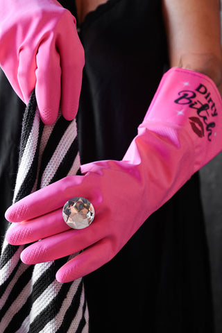Image of the Dirty Bitch Luxury Washing-up Gloves