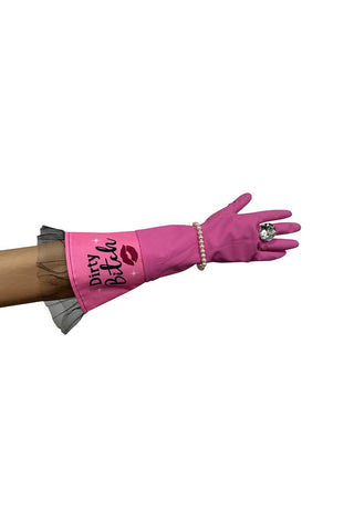 Cutout image of the Dirty Bitch Luxury Washing-up Gloves