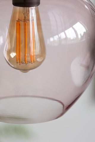 Image of the colour for the Easyfit Pink Glass Ceiling Light Shade