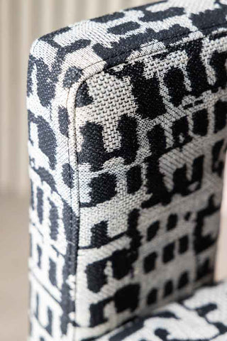 Close-up image of the Fabulous Abstract Pattern Armchair