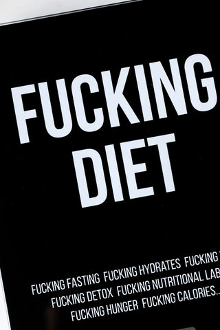 Close-up image of the Fucking Diet Kitchen Scales