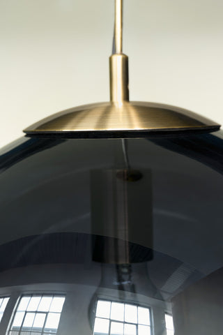 Close-up image of the Ombre Orb Pendant Light