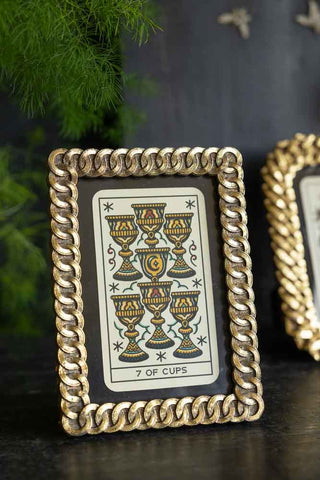 Image of the Gold Chain Rectangle Photo Frame