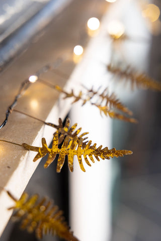 Image of the Gold Fern Fairy Lights