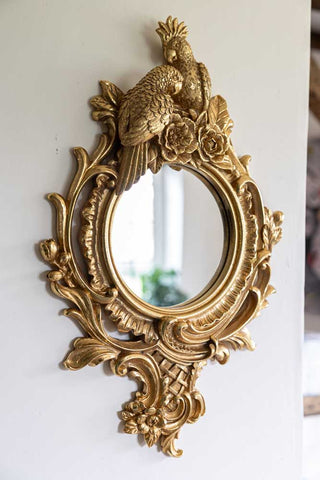 Image of the Gold Parrot Mirror