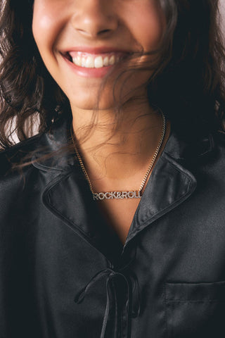 Image of the Gold Rock & Roll Necklace