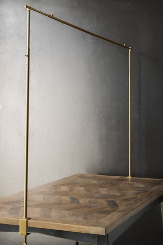 Image of the Gold Up & Over Table Frame on a table