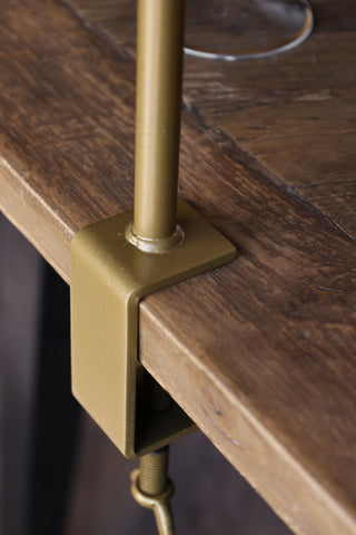 Image of the clamp for the Gold Up & Over Table Frame