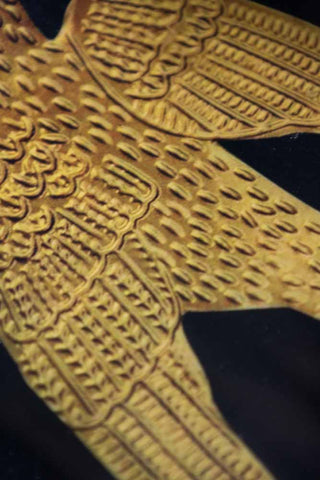 Image of the finish on the Golden Swallow Tray