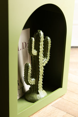 Image of the Cactus Green Alcove Wooden Side Table
