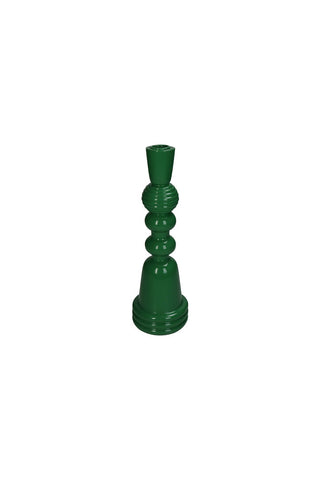 Image of the Emerald Green Candlestick Holder on a white background