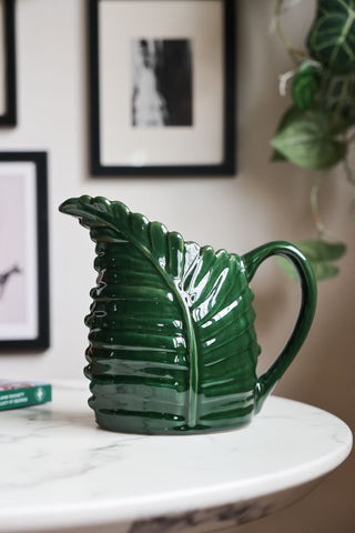 Lifestyle image of the Green Leaf Water Jug