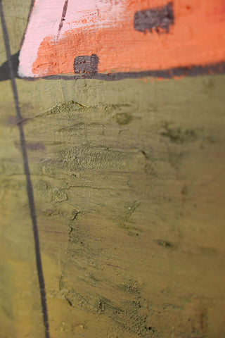 Detail image of the HKliving Endless Summer Framed Artwork. 