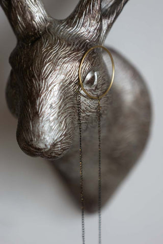 Detail image of the Hartley Hare with Monocle Wall Art