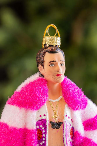 Close-up image of the Harry in Pink Christmas Tree Decoration