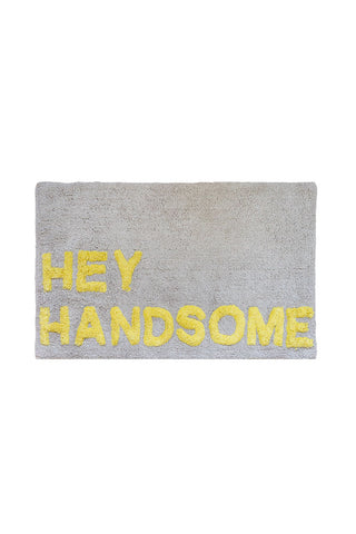 Image of the Hey Handsome Bath Mat on a white background