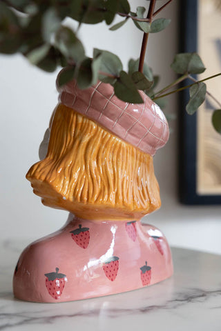 Image showing the back of the Lady Vase.