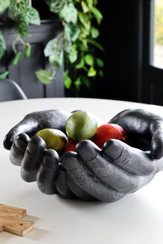 Lifestyle image of the Giant Giving Hands Bowl