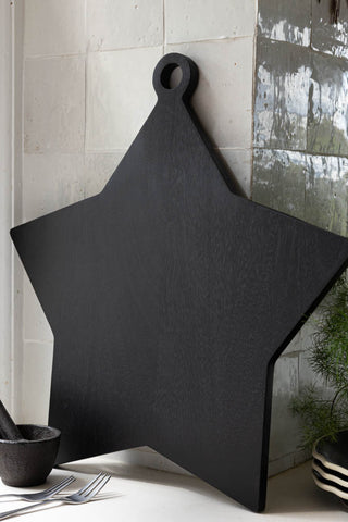 Image of the Large Black Star Serving Board