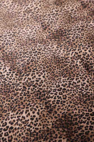 Close-up of the pattern on the material of the Leopard Love Duvet Cover and Pillow Case Set.