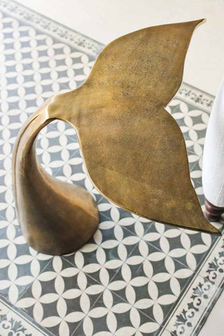 Aerial view of the Mermaid Tail Side Table.