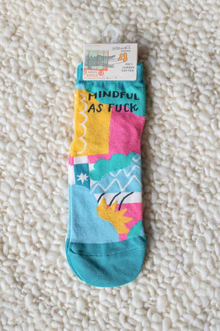 Image of the Mindful As Fuck Womens Ankle Socks