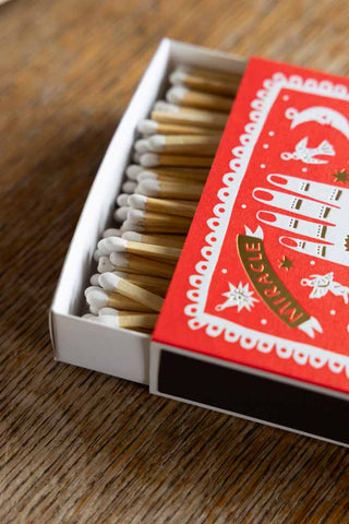 Detail image of the Miracle Luxury Matches by The Printed Peanut