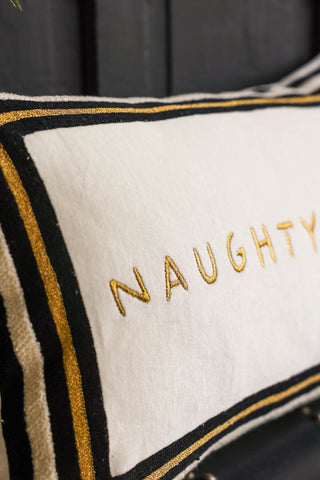 Close-up image of the Naughty Corner Cushion